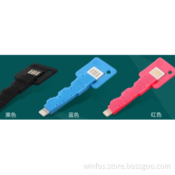 Mini Key Data Cable & Charger Cable for iPhone6 Plus, iPhone5. USB Data Cable. Phone Data Cable